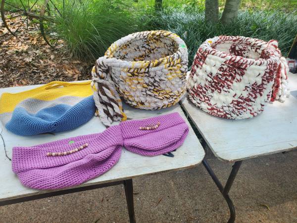Unique Crocket Baskets & bag 1