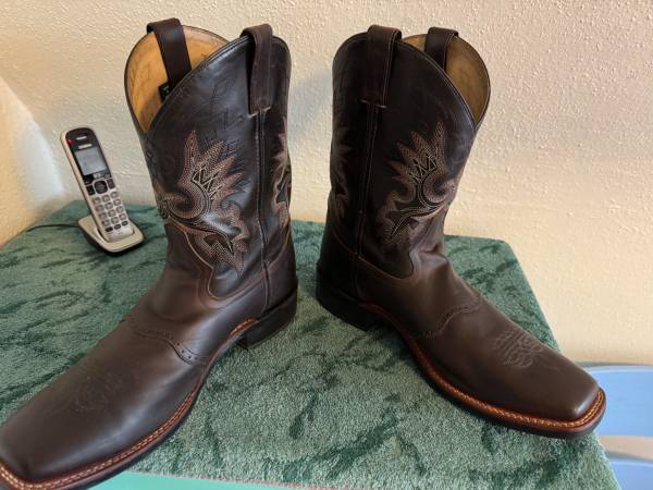 Double H square toe boots #DH3258 1
