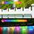NEW 6 Pack Solar Fence Lights, 2 Lighting Modes (Warm White/7 Color) 7 thumbnail