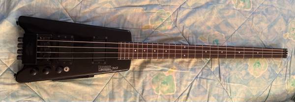 1987 HOHNER B2A Licensed by Steinberger Sound Headless 4 String bass 1