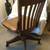 ANTIQUE Johnson Chair Co Swivel Desk Bankers Lawyers Cast Iron Oak 11 thumbnail