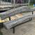 Live edge bench on solid metal base - over 7 1/2 feet! 2 thumbnail