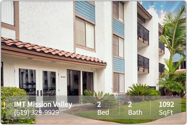 $3,085 / 2br - 1092ft2 - Amazing views, spacious 2 bed / 2 bath, great amenities, 1092 sq ft (San Diego)64037042095746121