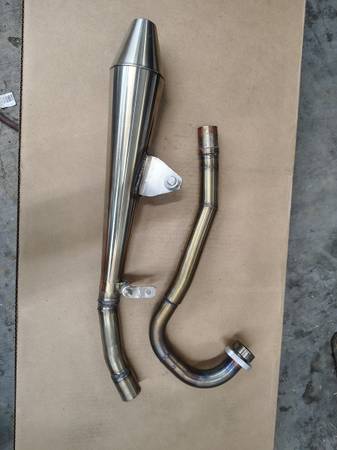 KLX300R Full Stainless Exhaust System 1