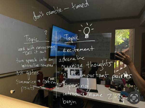 Quartet 8 ft Black Glassboard 1