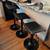 3 Adjustable Black Bar Stools 3 thumbnail