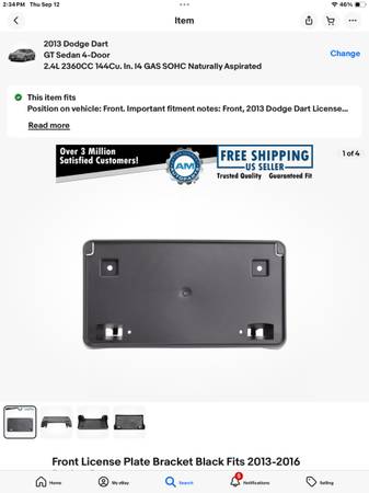 Front plate bracket 1