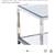 BENJARA Coffee Table Glass Top Metal Frame 8 thumbnail