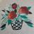 Mid Century FLOWER BOUQUET Kitchen Table 3 thumbnail