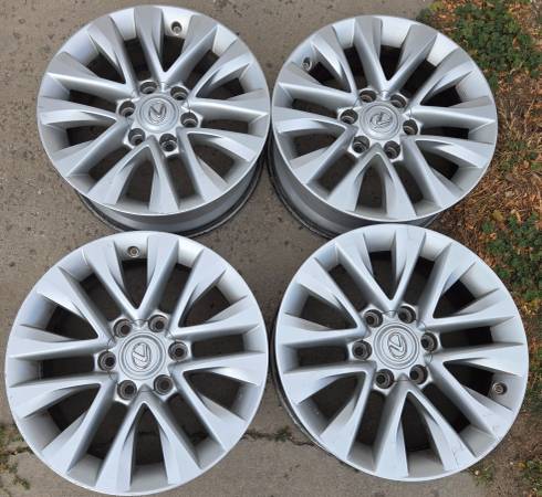 18" Lexus GX460 GX470 wheels 6-lug rims 6x5.5 Toyota 4-Runner alloy OE 1