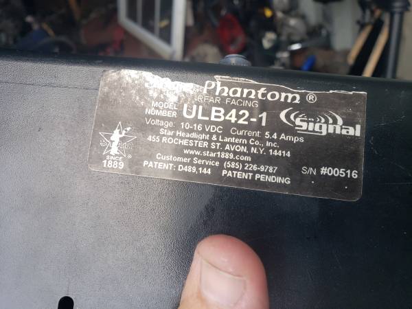 Phantom ULB42-1 Police Blue Light Bar - $100 (Gallant Rd Attalla Al)63438159093123121