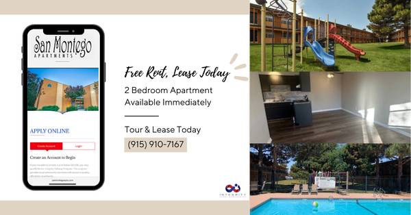 $880 / 2br - 🏃‍♂️ Last Unit Left—Act Fast! (El Paso)63971417961603120