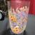 Pretty Anthropologie Wildflower Glass - Vibrant Orange & Purple ($19) 4 thumbnail