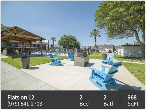 $960 / 2br - 968ft2 - Bright Days, Cozy Nights: Your Perfect Home Base! (College Station)63806758554625122