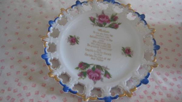 MOTHER'S  GIFT PLATE--any occasion 1