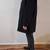 Calvin Klein Park Black Three-Quarter Length Overcoat 3 thumbnail