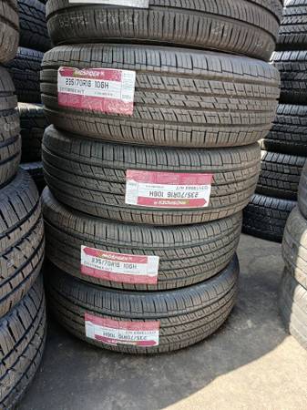 4 New Tires Installed/ 4 Llantas Nuevas Instaladas 235/70/16 Land Spix 1