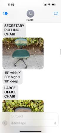 Chair- vintage secretary chair 1