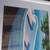 FRAMED BLUE BOAT NO.77  ON BLUE WATER PRINT-21 X 17" 4 thumbnail