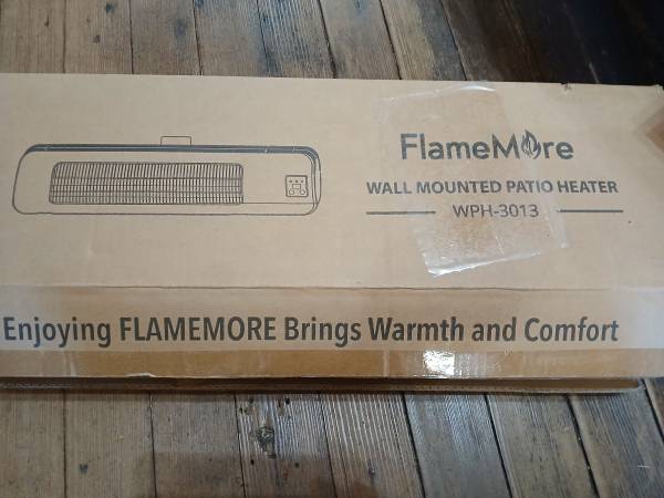 NiB - wall mounted electric (110) heater w/ remote 1