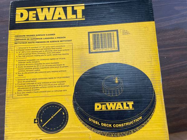 Dewalt pressure washer surface cleaner 1