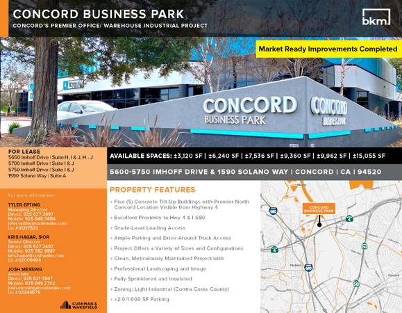 Concord's Premier Office / Warehouse Industrial Project 1