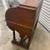 Antique walnut rolltop barrel desk 6 thumbnail