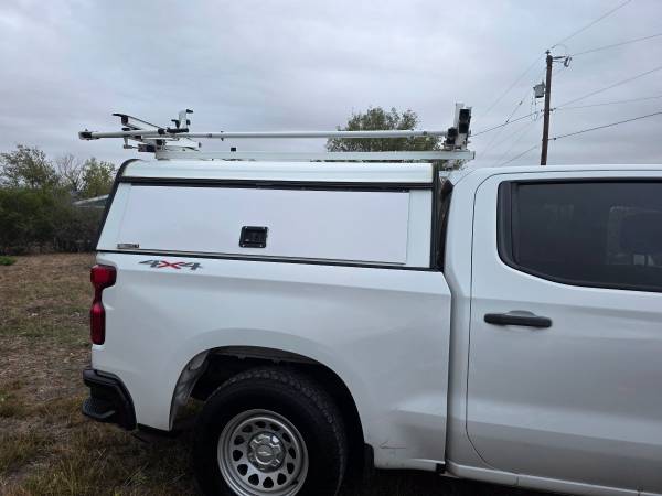 Work cap, ladder rack, decked slide out bed 1