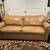 Thomasville genuine Cowhide leather sofa 1 thumbnail