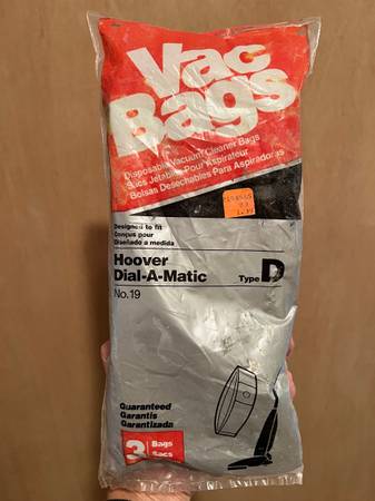 3 Hoover Disposable Vacuum Bags 1