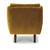 Article Matrix 30.5" Velvet Lounge Chair - Yarrow Gold 9 thumbnail