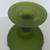 Green Glass Stemmed Bowl, 8" Diameter 5 thumbnail