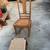 Wooden Rocker Chair and Ottoman 1 thumbnail