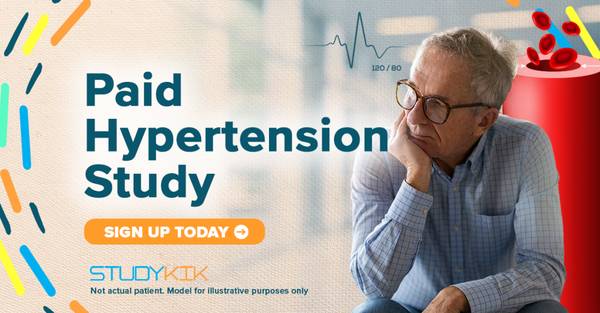 Paid High Blood Pressure Study 1