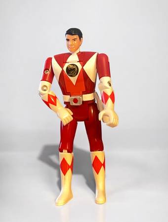1993 Bandai Mighty Morphin Power Rangers Flip Head Red Ranger 5