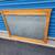 vintage MCM maple wood framed MIRROR wall mount 30 x 39" 2 thumbnail