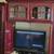 3-Piece Solid Wood Entertainment Center / Wall Unit - Rich Cherry Finish 3 thumbnail