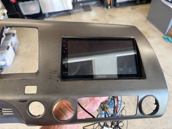 Honda civic double dinRado 1