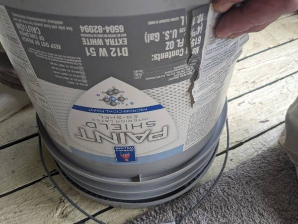 5 gal. Sherwin-Williams anti-microbial paint 1