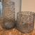2 black sand & glass vases (6-in. & 9.5-in. tall) 1 thumbnail