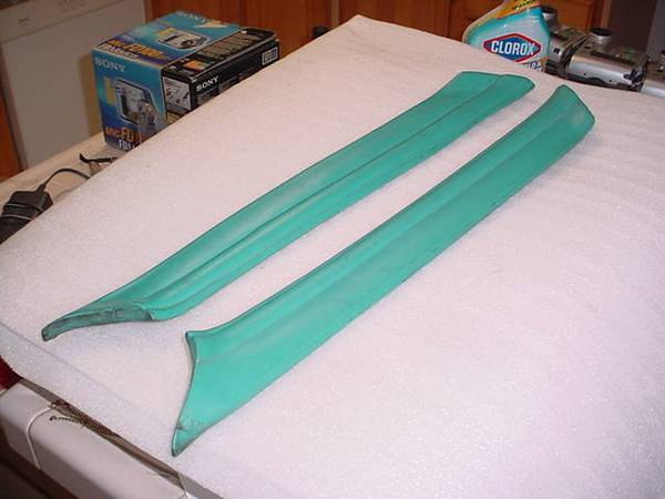 67 68 Mustang / Cougar windshield "A" pillar padded trim panels 1