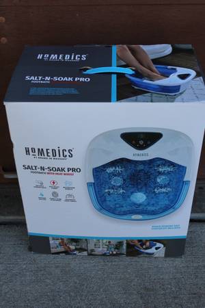 Foot Bath with Heat Boost - $20 (white center  /  burien)63470799133441121