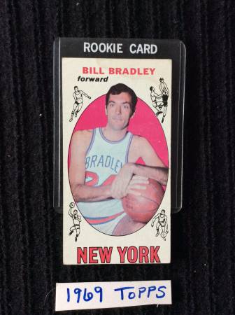 1969 Topps BILL BRADLEY, basketball 🏀 rookie vintage card NY Knicks 1