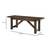 Plum Hill Smoke Brown Wood Backless Dining Bench 49 In. W X 18 In. H 1 thumbnail