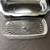 Vintage 70s Metal 3 piece butter dish w/ cover and glass insert 11 thumbnail