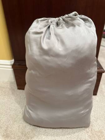 Bamboo Split King Sheet set for adjustable bed, light gray color 1