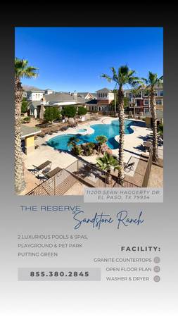 STYLISH 3 BED 2 BATH LIVING! PET PARK, 24/7 FITNESS CENTER, PLAYGROUND 1
