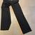 Gorgeous Guess Collection Black Flare Pants w/Lambskin belt-Sz. 6 9 thumbnail