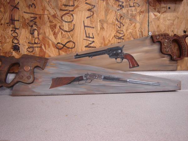 HAND PAINTED SAW BLADES 1