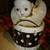 Vintage animated musical boxes-2 PC-clown in drums-tall7" 7 thumbnail